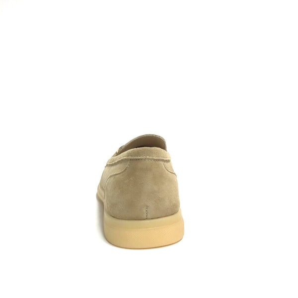 KEYS SCARPE DONNA MOCASSINI COLLEGE COMODI LEGGERI K-9211 BEIGE CAMOSCIO