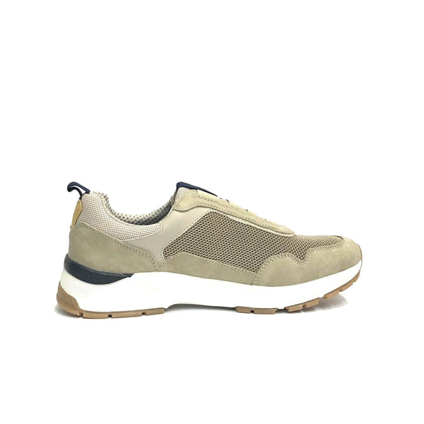 LUMBERJACK SCARPE UOMO SNEAKERS CON ELASTICI DA INFILARE TRAVIS II BEIGE