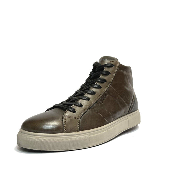 IGI&CO SCARPE UOMO STIVALETTI SNEAKERS ALTE ALLA CAVIGLIA 4634211 GRAFITE PELLE