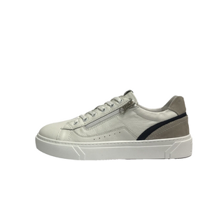 NERO GIARDINI SCARPE UOMO SNEAKERS CON CERNIERE FUNZIONALI E400241U BIANCO PELLE