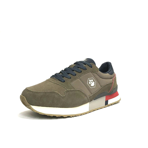 LUMBERJACK SCARPE UOMO SNEAKERS CON GOMMA MEDIA LEGGERE FASHION WILSON TAUPE