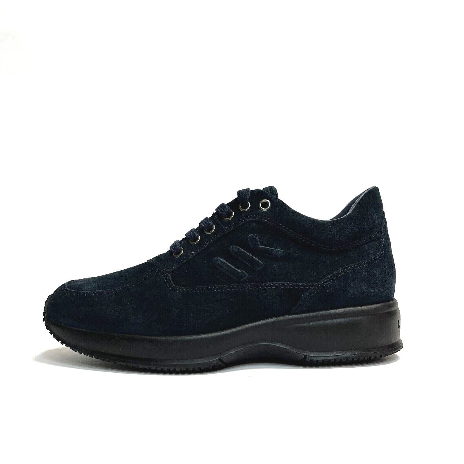 LUMBERJACK SCARPE UOMO SNEAKERS INTERACTIVE CON GOMMA ALTA RAUL NAVY/BLU