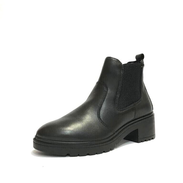 IGI&CO SCARPE DONNA STIVALETTI CON ELASTICI E TACCO MEDIO 4651600 NERO PELLE