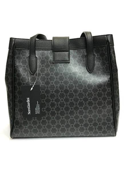 NERO GIARDINI BORSA BORSE SHOPPER SHOPPING E443832D NERO CON STAMPA LOGO