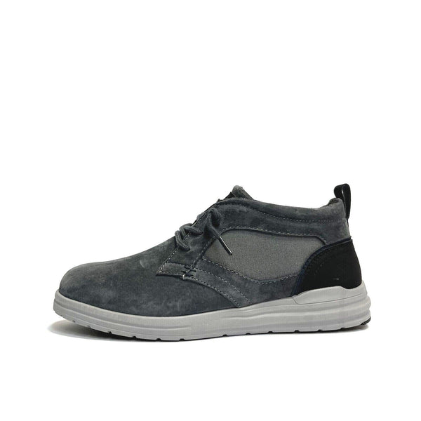 LUMBERJACK SCARPE UOMO SNEAKERS ALTE ALLA CAVIGLIA LEGGERE FASHION TREVOR GREY