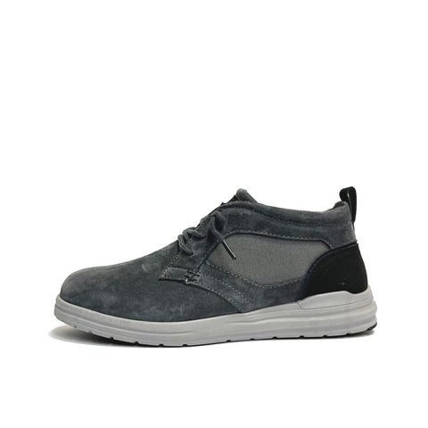 LUMBERJACK SCARPE UOMO SNEAKERS ALTE ALLA CAVIGLIA LEGGERE FASHION TREVOR GREY