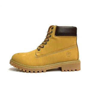 LUMBERJACK SCARPE UOMO STIVALETTI CON FONDO CARRARMATO ANFIBI RIVER YELLOW