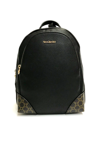 NERO GIARDINI BORSA BORSE ZAINO ZAINI E443850D NERO CON STAMPA LOGO