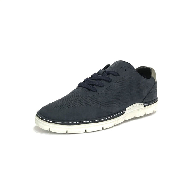 LUMBERJAC SCARPE UOMO SHOES SNEAKERS STRINGATE SFODERATE LEGGERE GINO NAVY BLU