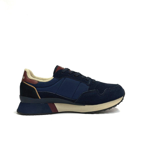 LUMBERJACK SCARPE UOMO SNEAKERS CON GOMMA MEDIA LEGGERE FASHION WILSON NAVY BLU