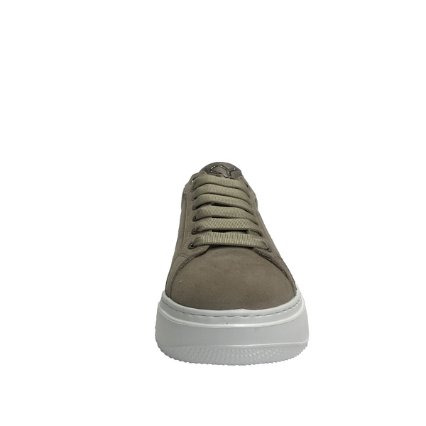 KEYS SCARPE DONNA SNEAKERS FASHION LEGGERE CON GOMMA MEDIA K-9883 TAUPE CAMOSCIO