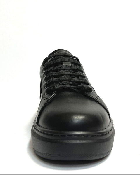 KEYS SCARPE UOMO SNEAKERS CON GOMMA MEDIA LEGGERE E COMFORT K-8510 NERO