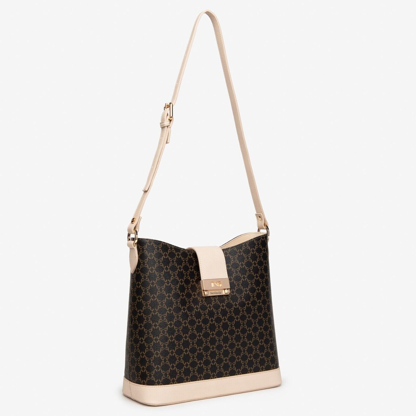 NERO GIARDINI BORSA BORSE SHOPPER SHOPPING E443722D MORO