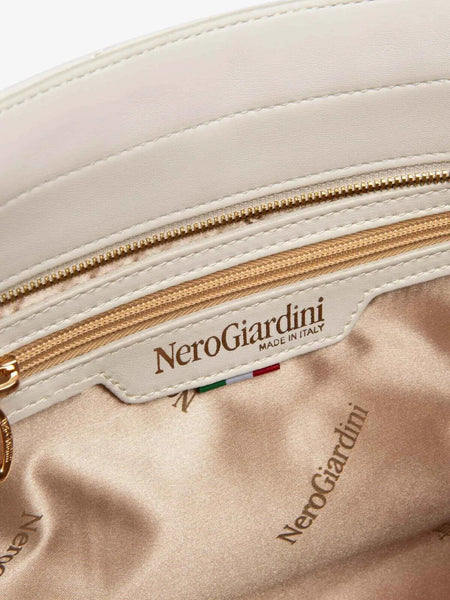 NERO GIARDINI BORSA BORSE SHOPPER SHOPPING POCHETTE E443772D LATTE