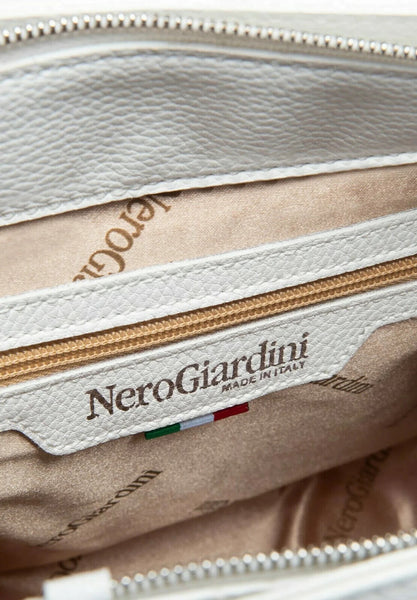 NERO GIARDINI BORSA BORSE SHOPPER SHOPPING E443781D BIANCO