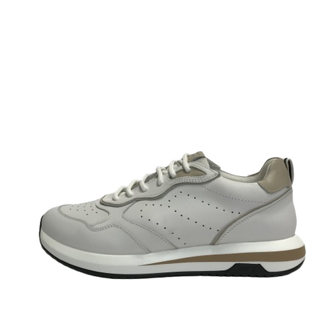 KEYS SCARPE UOMO SNEAKERS CON GOMMA MEDIA LEGGERE E COMFORT K-9271 BIANCO