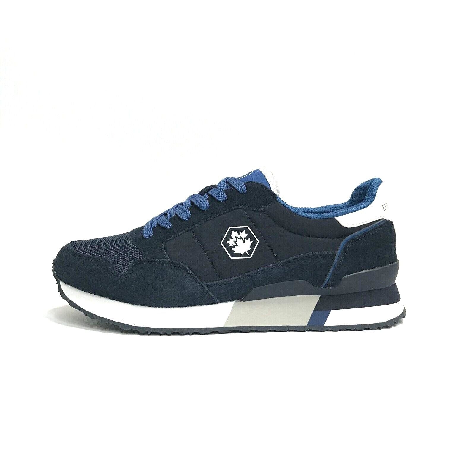 LUMBERJACK SCARPE UOMO SNEAKERS SHOES FASHION LEGGERE WILSON NAVY BLU