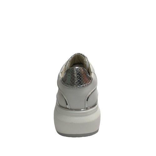 KEYS SCARPE DONNA SNEAKERS SHOES CASUAL CON GOMMA MEDIA K-9008 BIANCO