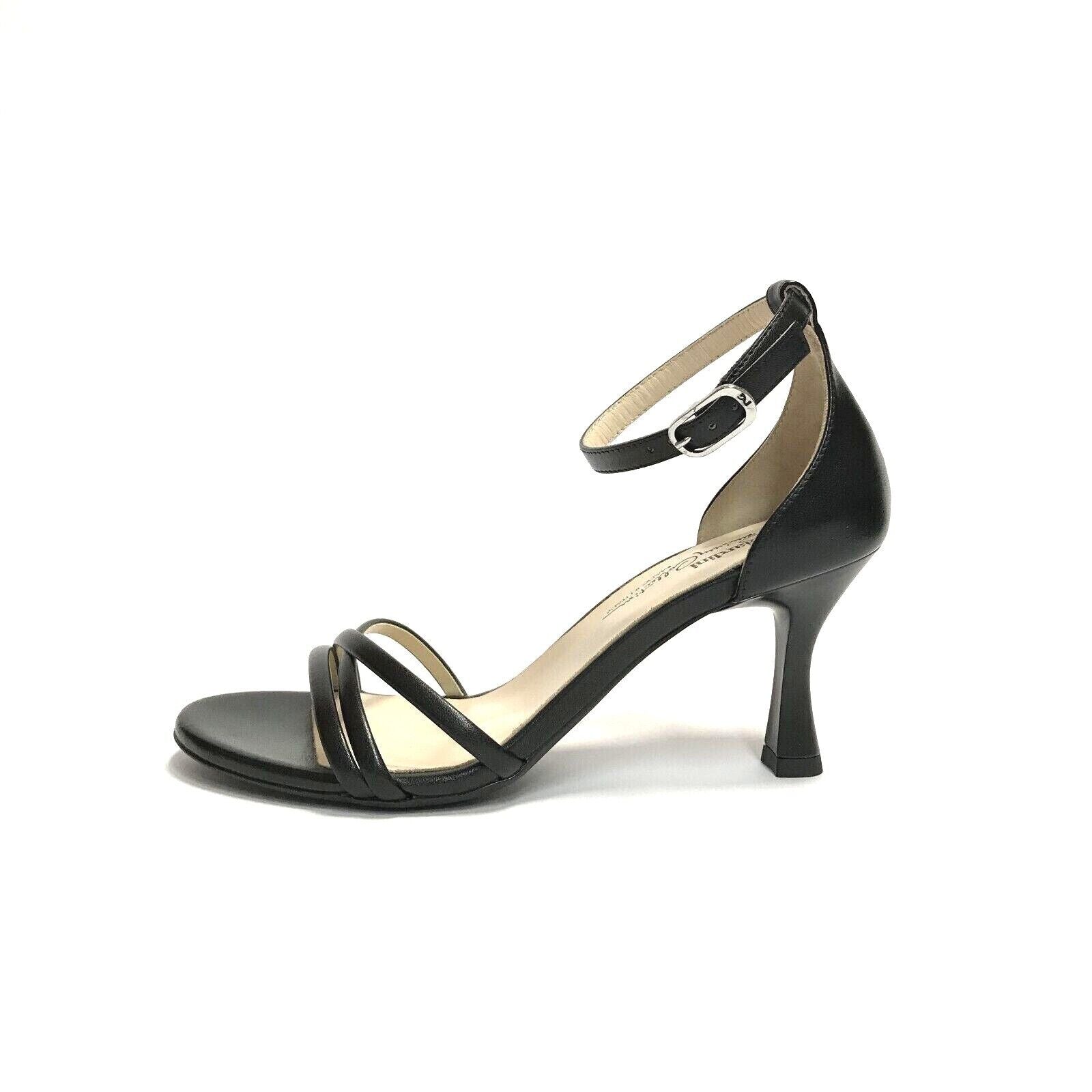 NERO GIARDINI SCARPE DONNA SANDALI ELEGANTI CON TACCO A ROCCHETTO E410120DE NERO