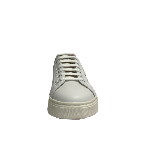 LUMBERJACK SCARPE DONNA SNEAKERS SHOES CASUAL CON GOMMA EVRIL WHITE/PLATINO