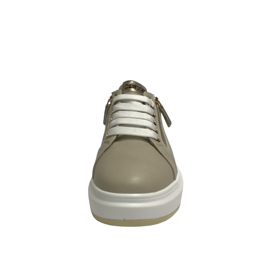 KEYS SCARPE DONNA SNEAKERS SHOES CASUAL CON GOMMA MEDIA K-9001 BEIGE