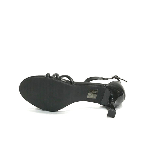 KEYS SCARPE DONNA SANDALI ELEGANTI CON TACCO MEDIO A ROCCHETTO K-9440 NERO