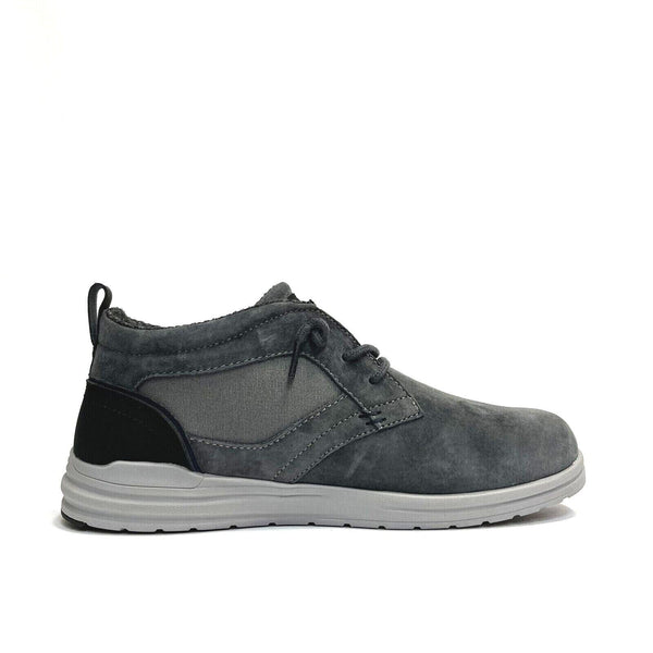 LUMBERJACK SCARPE UOMO SNEAKERS ALTE ALLA CAVIGLIA LEGGERE FASHION TREVOR GREY