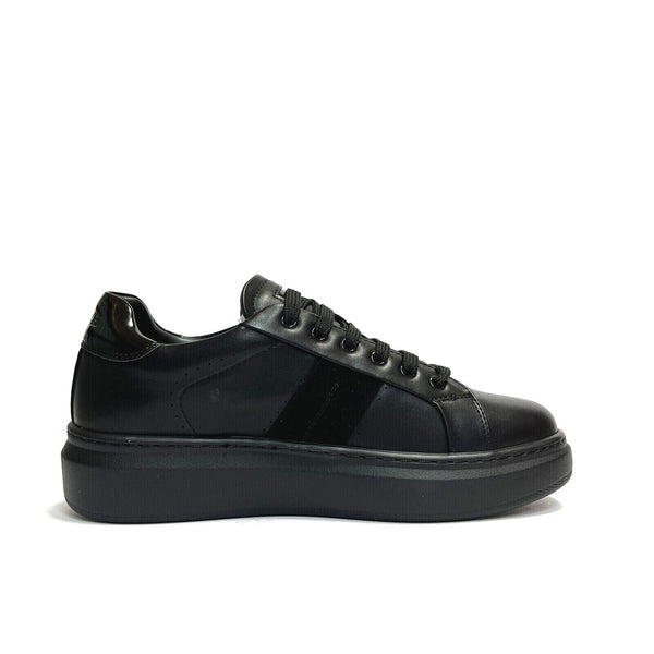 KEYS SCARPE UOMO SNEAKERS CON GOMMA MEDIA LEGGERE E COMFORT K-8510 NERO