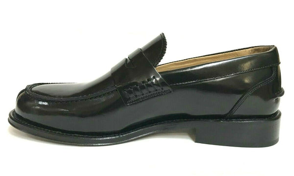 SCARPE UOMO EXTON MOCASSINI ELEGANTI COLLEGE 102 NERO