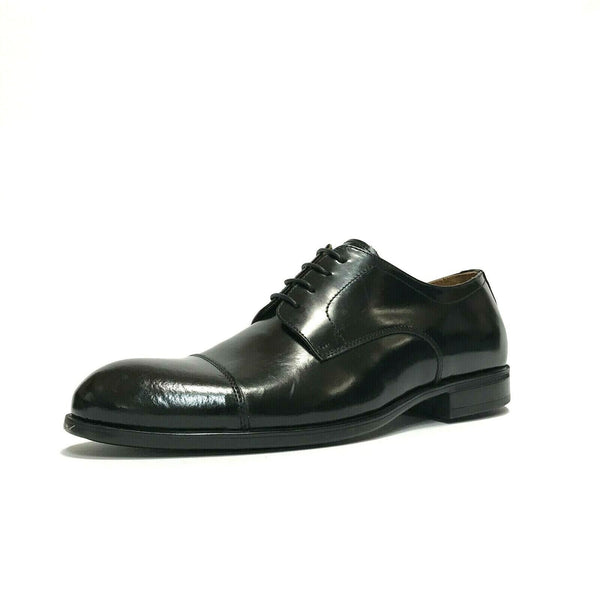 SCARPE UOMO EXTON SHOES STRINGATE ELEGANTI CERIMONIA 1395 NERO 100% PELLE LUCIDA