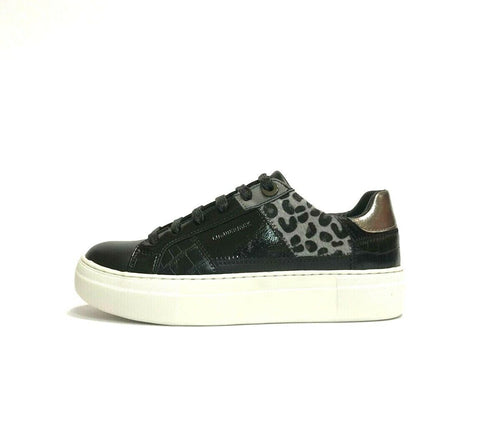 LUMBERJACK SCARPE DONNA SNEAKERS GOMMA DORIS BLACK SCONTO