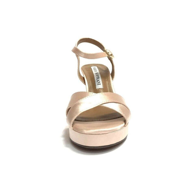 SOLO SOPRANI SCARPE DONNA SANDALI CON TACCO ALTO E PLATEAUX 23SA 320 NUDE RASO