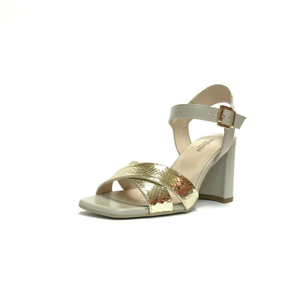 NERO GIARDINI SCARPE DONNA SANDALI ELEGANTI CON TACCO MEDIO E012845D SAND SCONTO