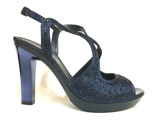 SCARPE DONNA LA REPO SHOES SANDALI ELEGANTI 46419 BLU