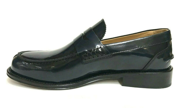 SCARPE UOMO EXTON MOCASSINI ELEGANTI COLLEGE 102 BLU