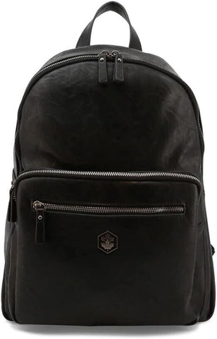 LUMBERJACK BORSA BORSE ZAINO ZAINI ZAINETTO LK-5546 NERO DOPPIA TASCA ESTERNA