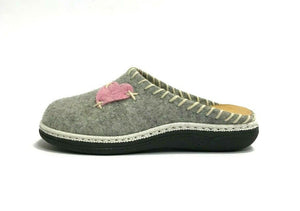 PANTOFOLE DONNA MICHELLE PLANTARE ESTRAIBILE 5621 CAMOSCIO GRIGIO