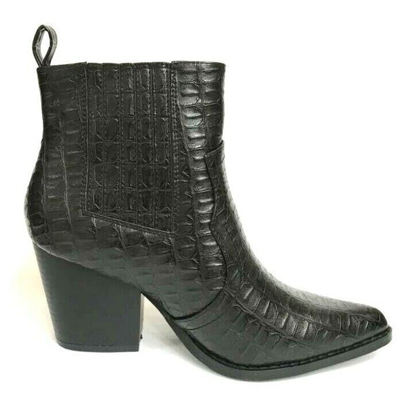 SCARPE DONNA ROCCOBAROCCO STIVALETTI TEXANI JANE NERO INVERNO SCONTO