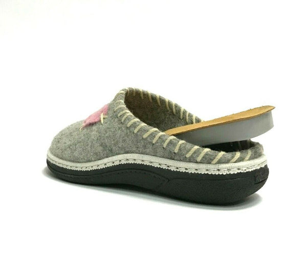 PANTOFOLE DONNA MICHELLE PLANTARE ESTRAIBILE 5621 CAMOSCIO GRIGIO