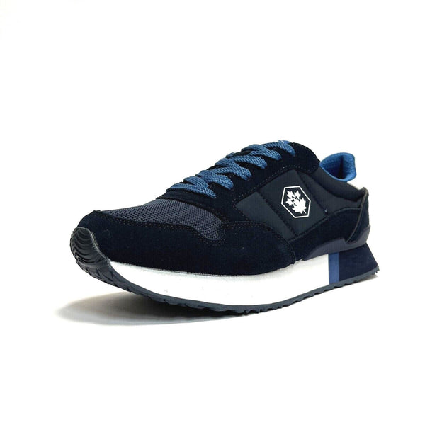 LUMBERJAC SCARPE UOMO SHOES SNEAKERS LEGGERE COMODE WILSON NAVY BLU/WHITE