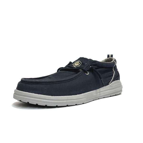 LUMBERJAC SCARPE UOMO SHOES SNEAKERS STRINGATE LEGGERE TREVOR NAVY BLU