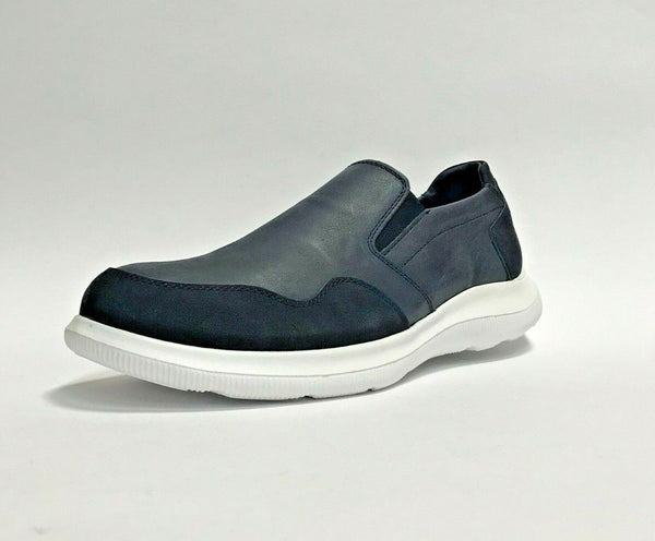 LUMBERJACK SCARPE UOMO SNEAKERS MOCASSINI SLIP ON DAVE BLU PELLE SCONTO