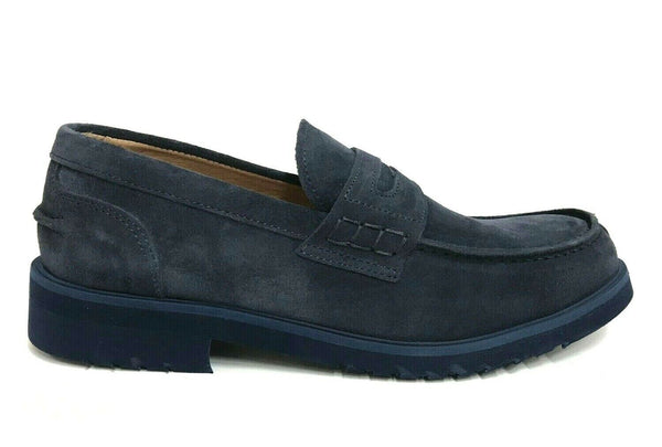 SCARPE UOMO WEENCHESTER MOCASSINI COLLEGE 579 BLU ESTATE SCONTO