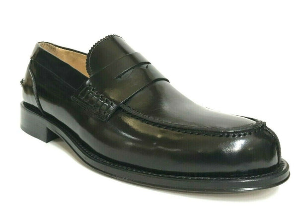 SCARPE UOMO EXTON MOCASSINI ELEGANTI COLLEGE 102 NERO