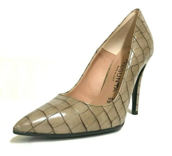 PREGUNTA SCARPE DONNA DECOLTE' TACCO ALTO 3401 TAUPE