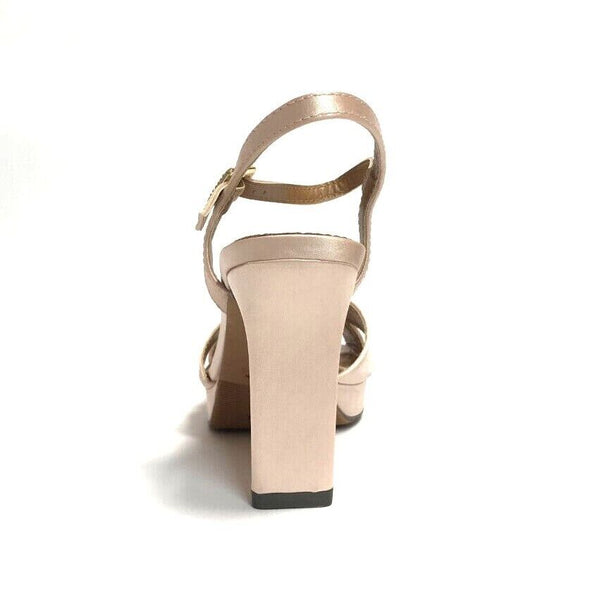 SOLO SOPRANI SCARPE DONNA SANDALI CON TACCO ALTO E PLATEAUX 23SA 320 NUDE RASO