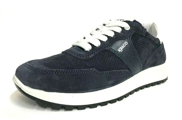 IGI&CO SCARPE UOMO SHOES SNEAKERS GOMMA 5127511 JEANS ESTATE SCONTO