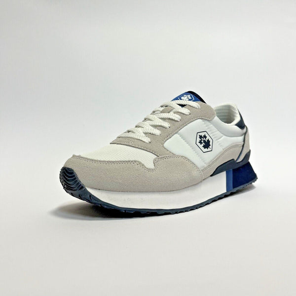 LUMBERJAC SCARPE UOMO SHOES SNEAKERS LEGGERE COMODE WILSON WHITE/ NAVY BLU