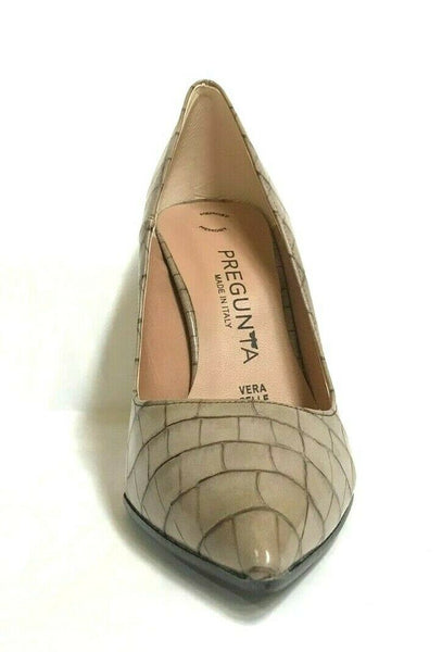 PREGUNTA SCARPE DONNA DECOLTE' TACCO ALTO 3401 TAUPE