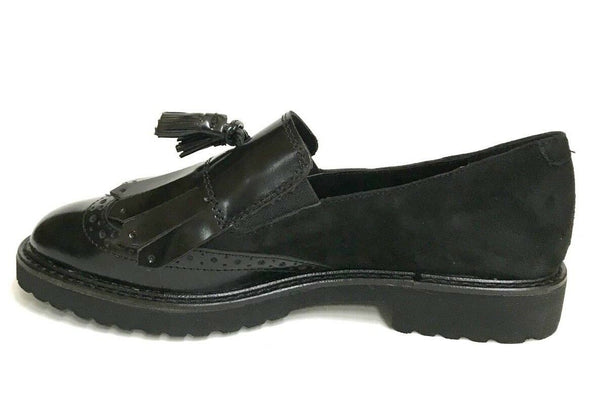 SCARPE DONNA CINZIA SOFT MOCASSINI COLLEGE IV738 NERO